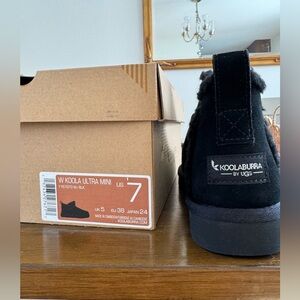 Koolaburra by UGG Black Mini Boots NEW IN BOX